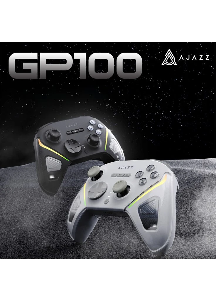 Геймпад GP100 2.4G/BT/USB Switch/PC/iOS/Android RGB White (GP100-W) Ajazz (392743812)