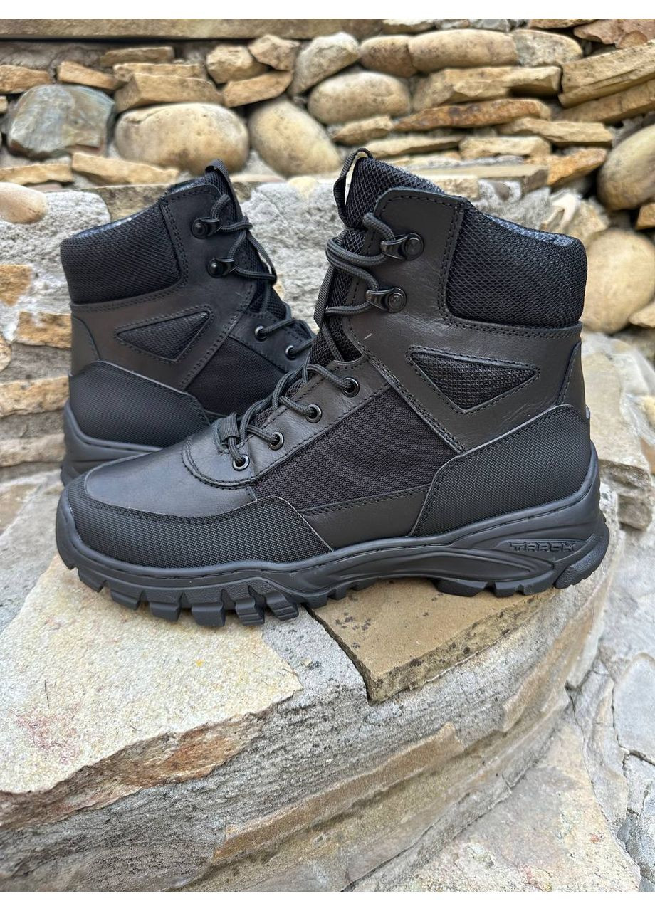 Военные Мужские Берцы Зимние. 36-49р Черные. Гидрофобная кожа! DSZM-1053 No Brand (352261908)