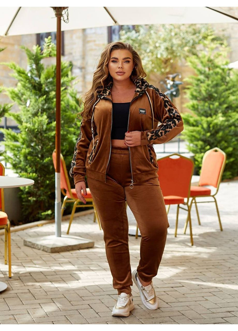 Жіночий спортивний велюровий костюм FINO Mode (361362015)