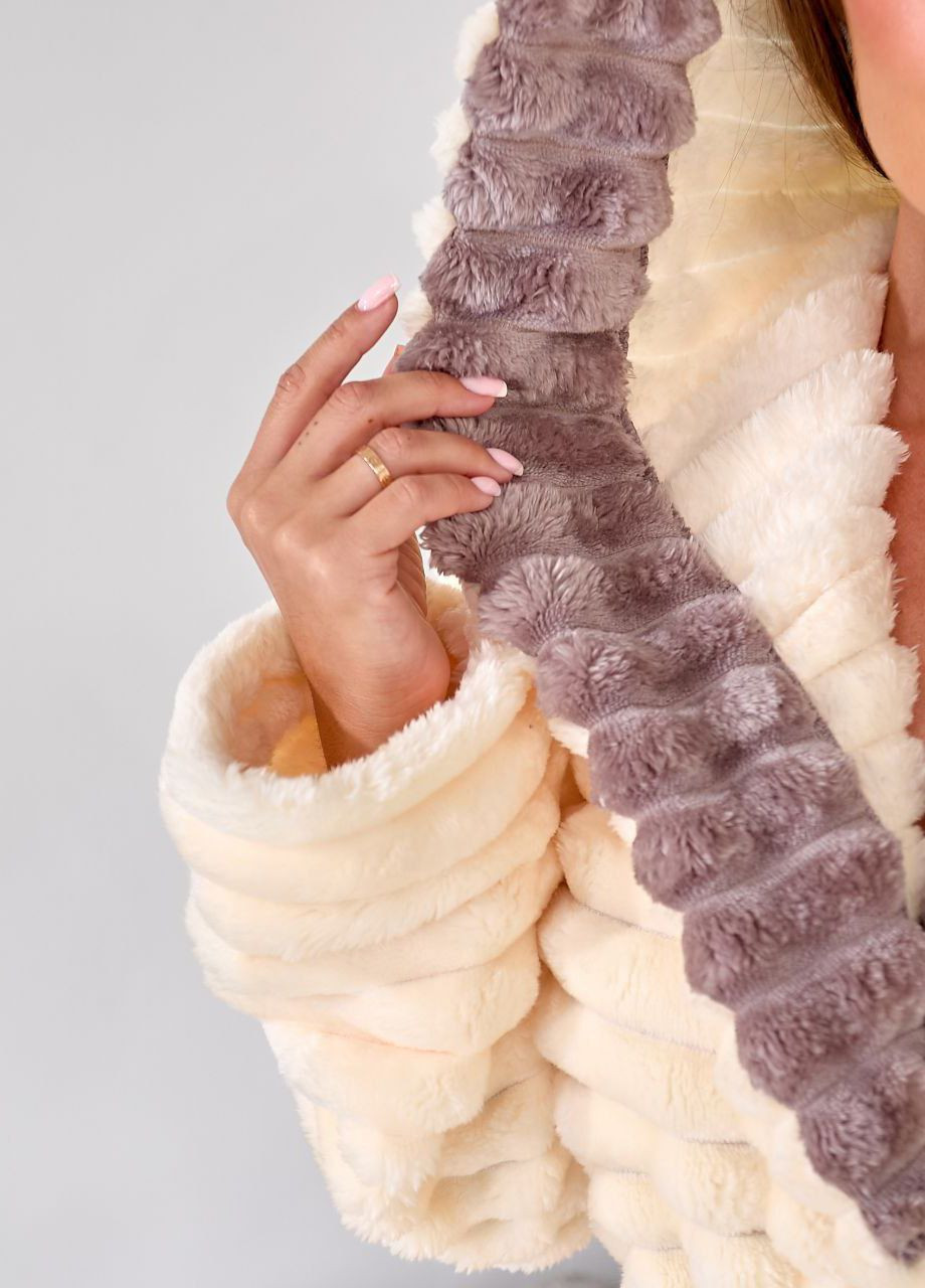 Теплый женский халат в пол с капюшоном и сапожками Selim-tekstil (371897436)