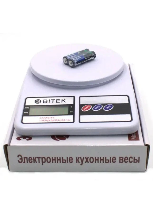 Ваги електронні ВІТЕК SF-400 настільні ваги для зважування продуктів до 10 кг No Brand (379999352)