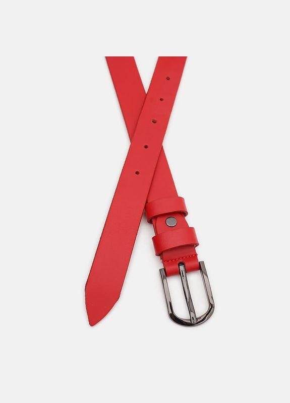 Женский ремень кожаный 110v1genw42 Красный Borsa Leather (302972650)