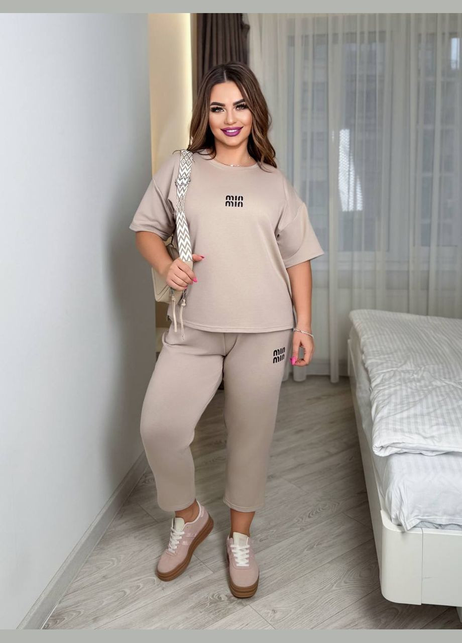 Жіночий костюм вільна кофта з укороченими штанами/бриджами Style Point (334101178)