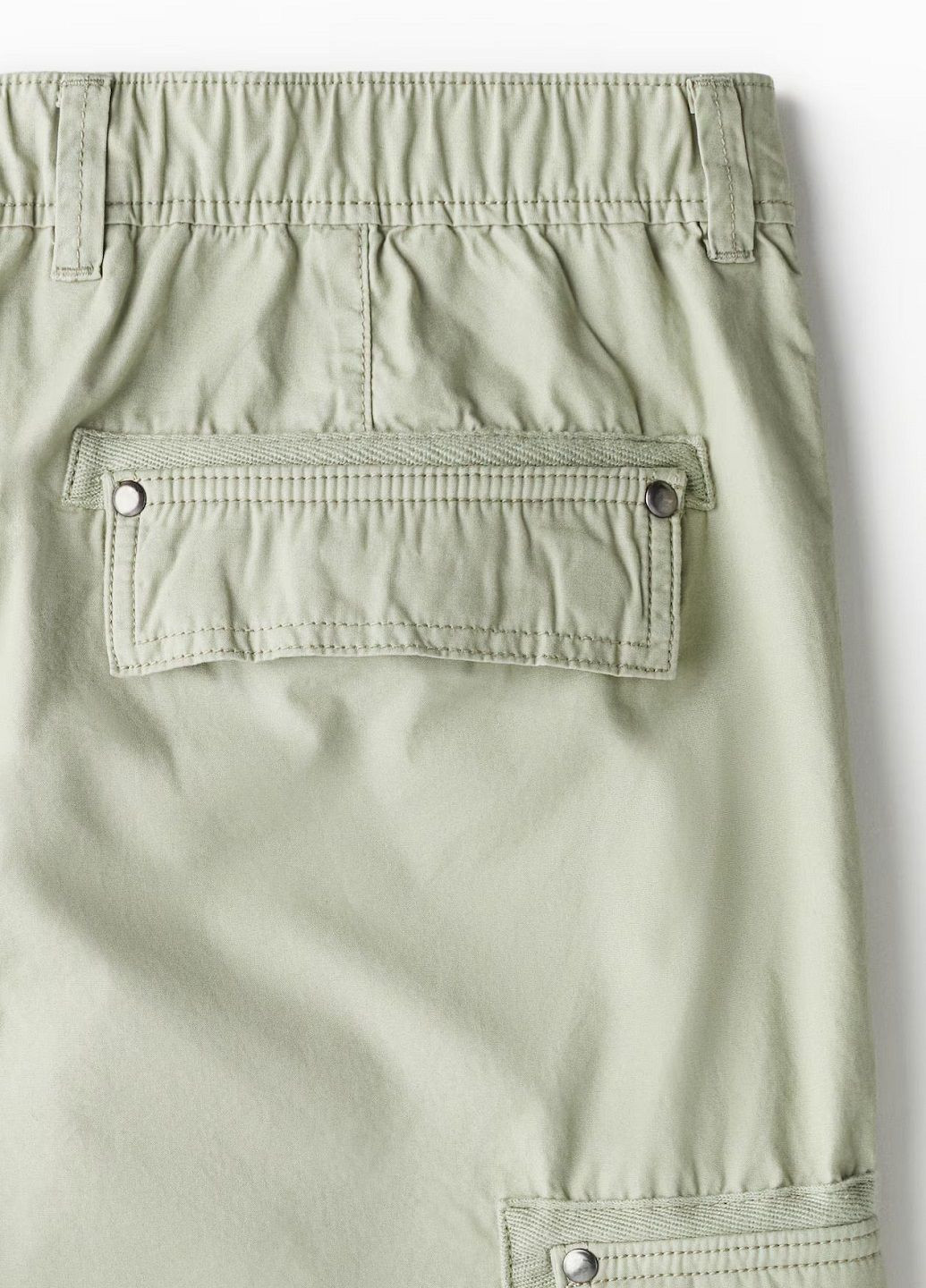 Светло-зеленые кэжуал демисезонные брюки H&M