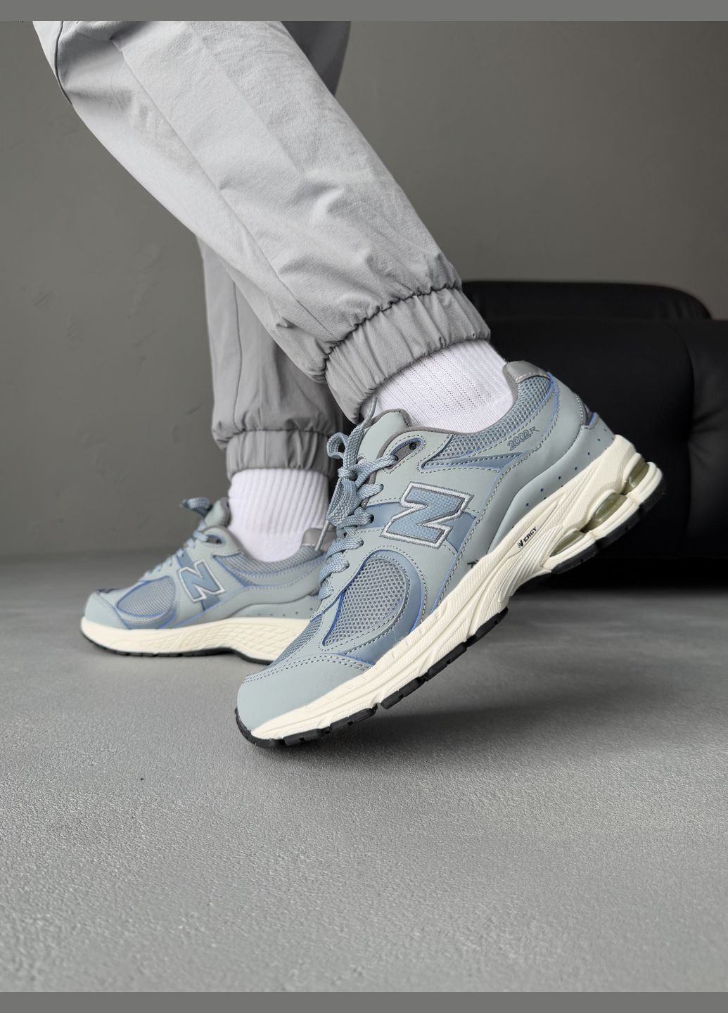 Блакитні Осінні кросівки чоловічі new balance 2002r blue | нью беланс 2002r сині No Brand