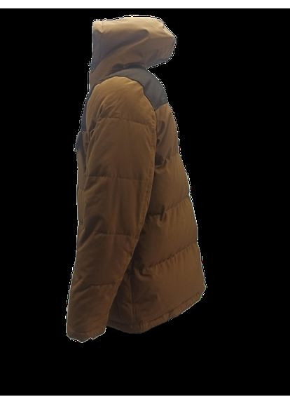 Комбінована демісезонна куртка men's parka, гірчичного кольору, розмір l Levi's slim fit