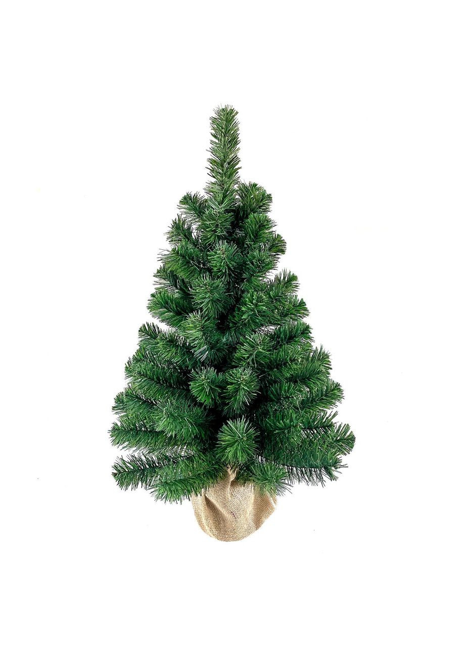Елка Classic в мешковине 70 см зеленая HVOYA (370161864)