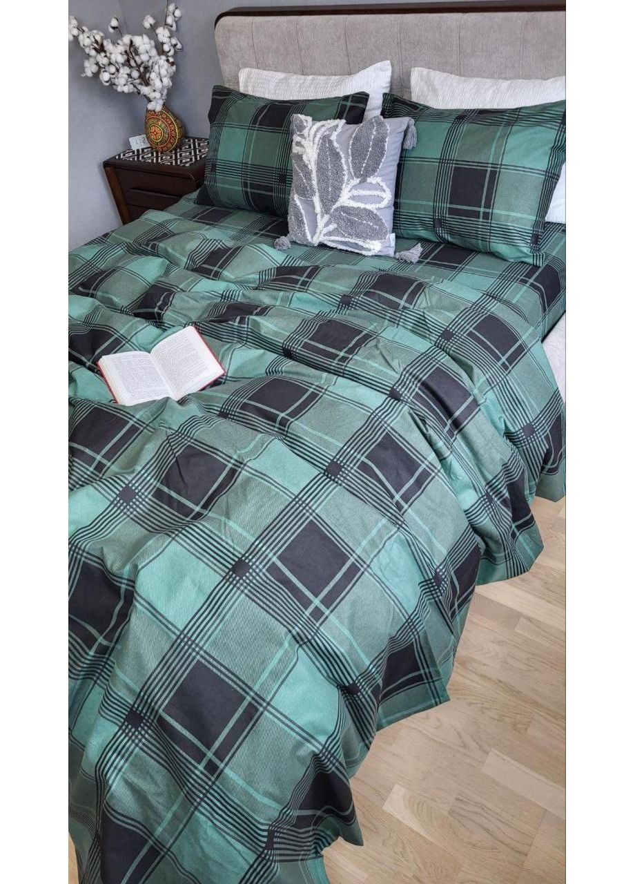 Постельное белье с резинкой Маршал, фланель(байка) Семейный размер, наволочки 70/70 No Brand (364219744)