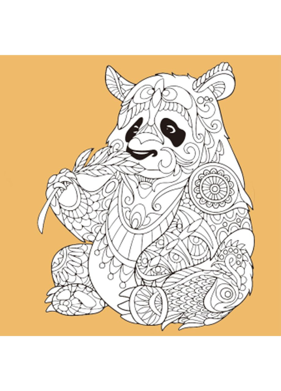 Набор для росписи антистресс для детей от 6 лет Очаровательная панда акриловый развивающий см Strateg (362427474)