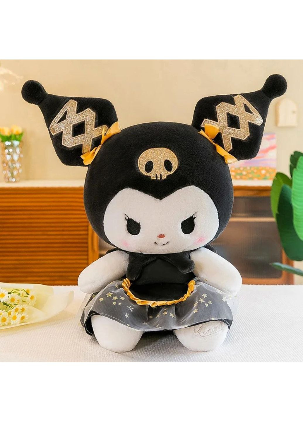 Большая мягкая игрушка Куроми от 100 см плюшевая аниме игрушка для интерьера стильный подарок Hello Kitty (370602774)