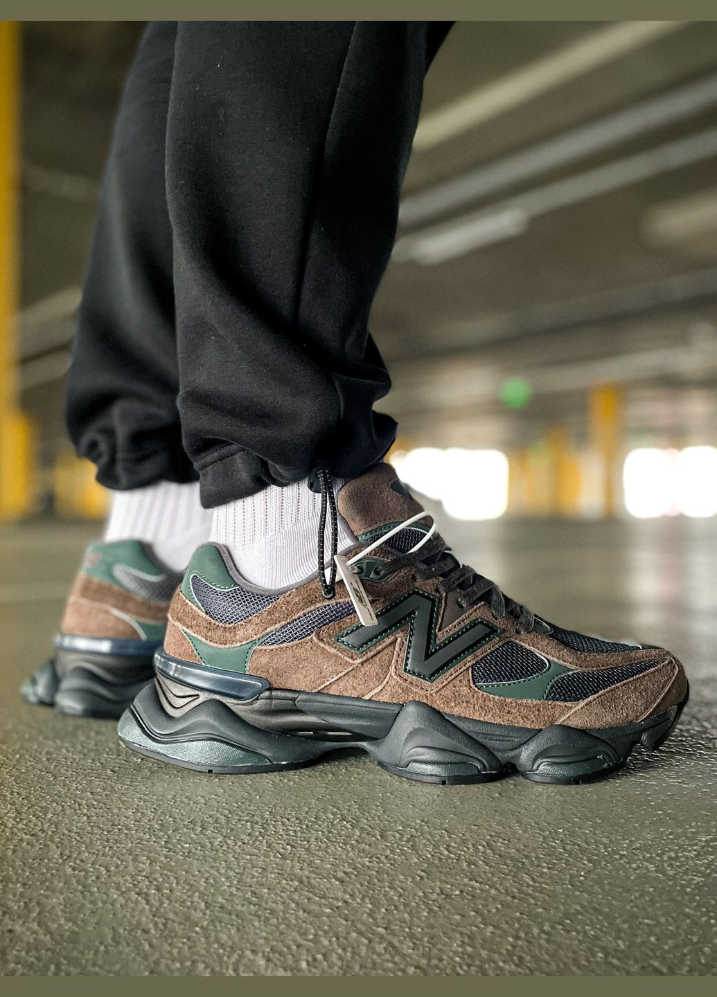Коричневые демисезонные кроссовки мужские и женские new balance 9060 brown | нью беланс 9060 коричневые No Brand