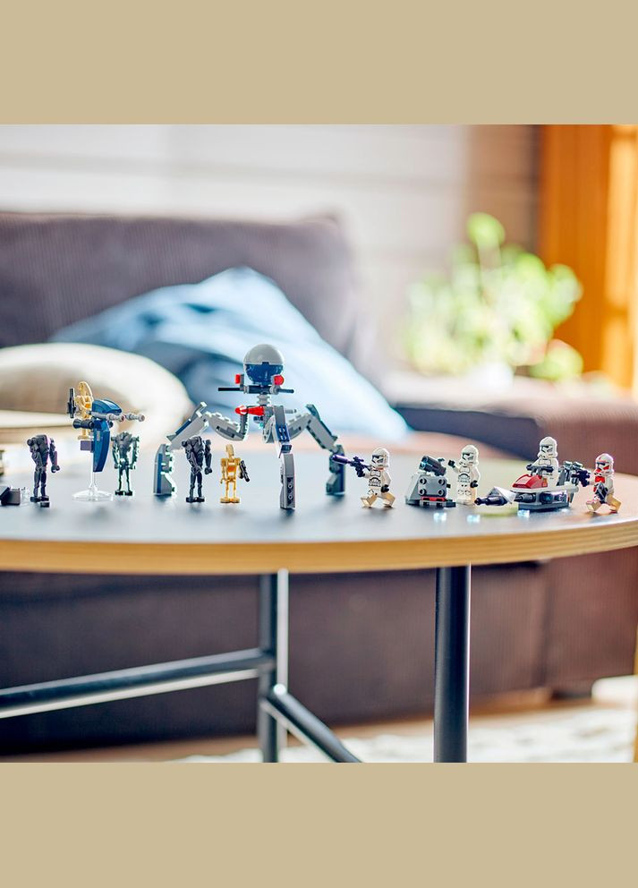 Конструктор Star Wars Клони-піхотинці та Бойовий дроїд (75372) Lego (316655189)
