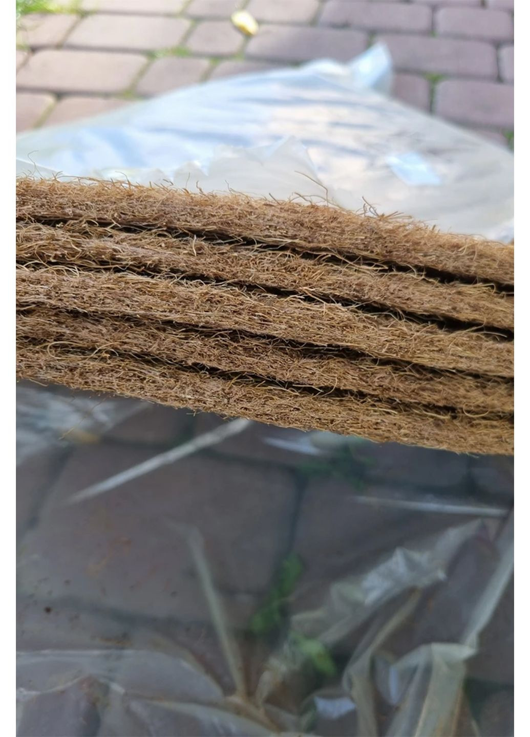 Пристовбурне коло Ø 80 см EuroCocos з кокосового волокна для мульчування ґрунту Green Home (321967431)