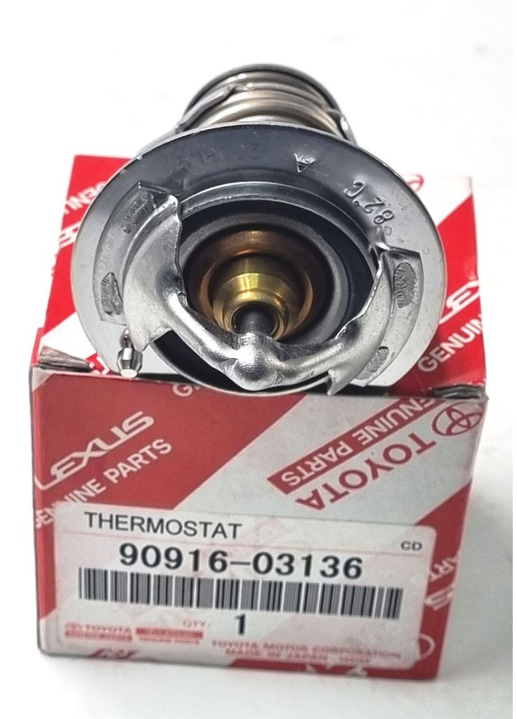 Термостат, оригинал 90916-03136 1AZ-FE/2AZ-FE Камри, РАВ4, Авенсис, Харриер 2.0/2.4 бензин OEM (345735556)