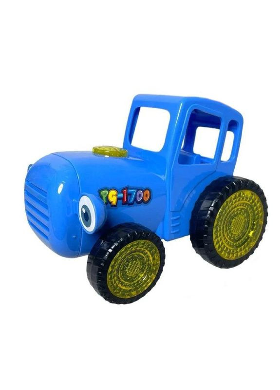 Іграшка-каталка Синій трактор з напівпричепом (KB72591FM) MFC (365544444)