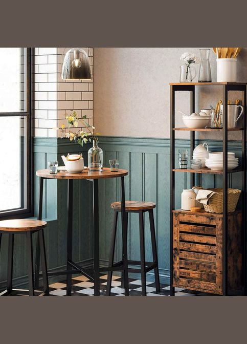 Барний стілець Halmar 2 штуки в стилі Loft Leobert (323136221)