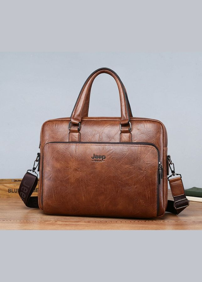 Мужская сумка для документов А4 портфель для бумаг Светло-коричневый No Brand (301212036)