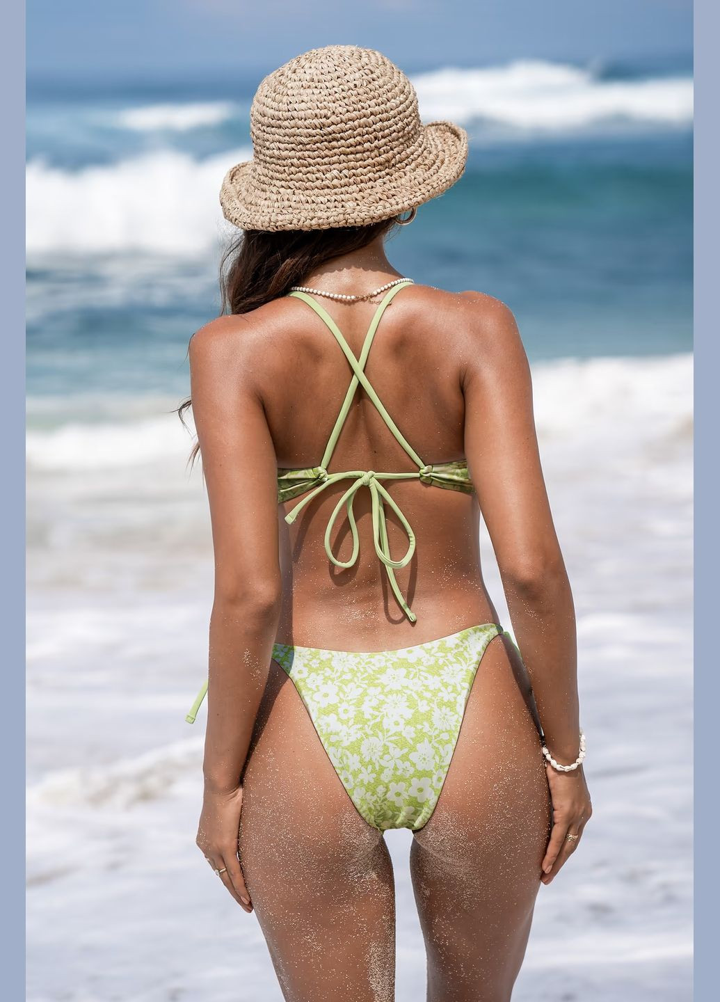 Салатовий літній купальник CUPSHE