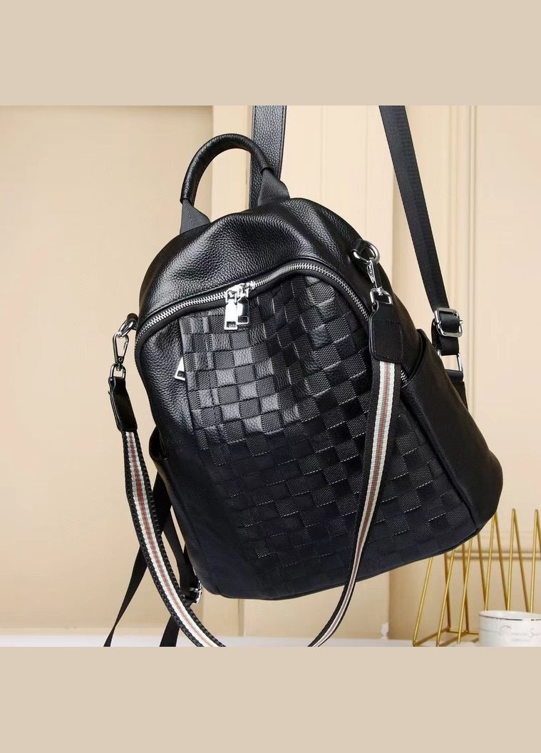 Шкіряний жіночий рюкзак з принтом TidinBag 42147 Tiding Bag (317342750)