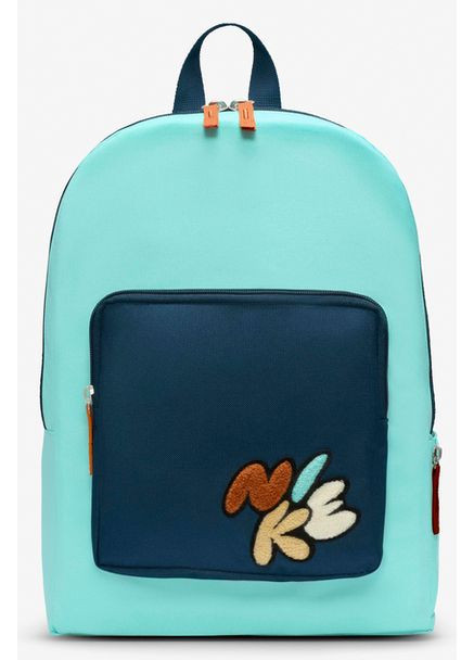 Рюкзак Y NK CLASSIC BKPK - BUBBLE 16L бирюзовый, темно-синий Дет 38x28x13 см Nike (371784080)