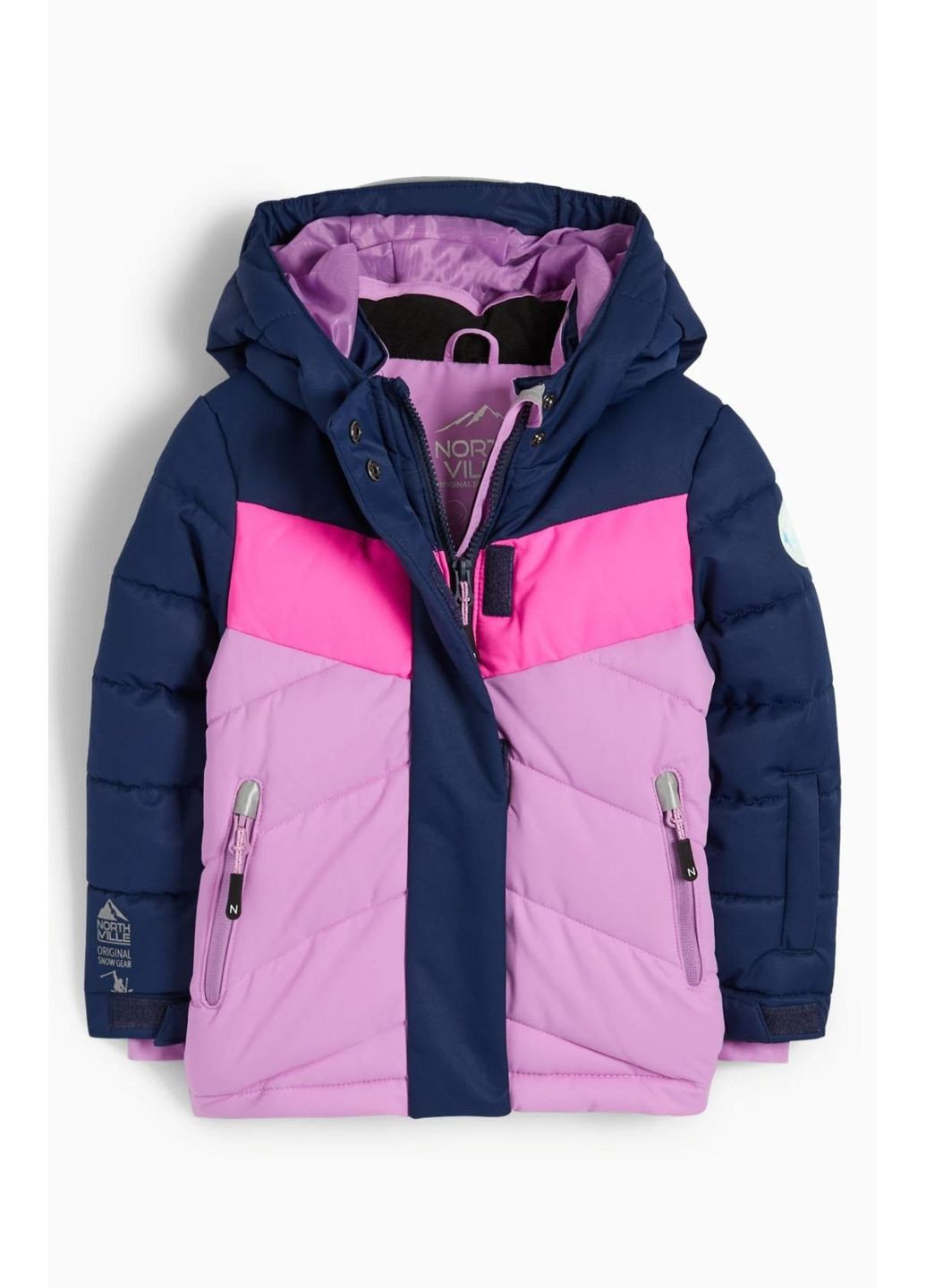 Дитяча зимова лижна куртка для дівчинки Різнобарвний (25092413) C&A (362282355)