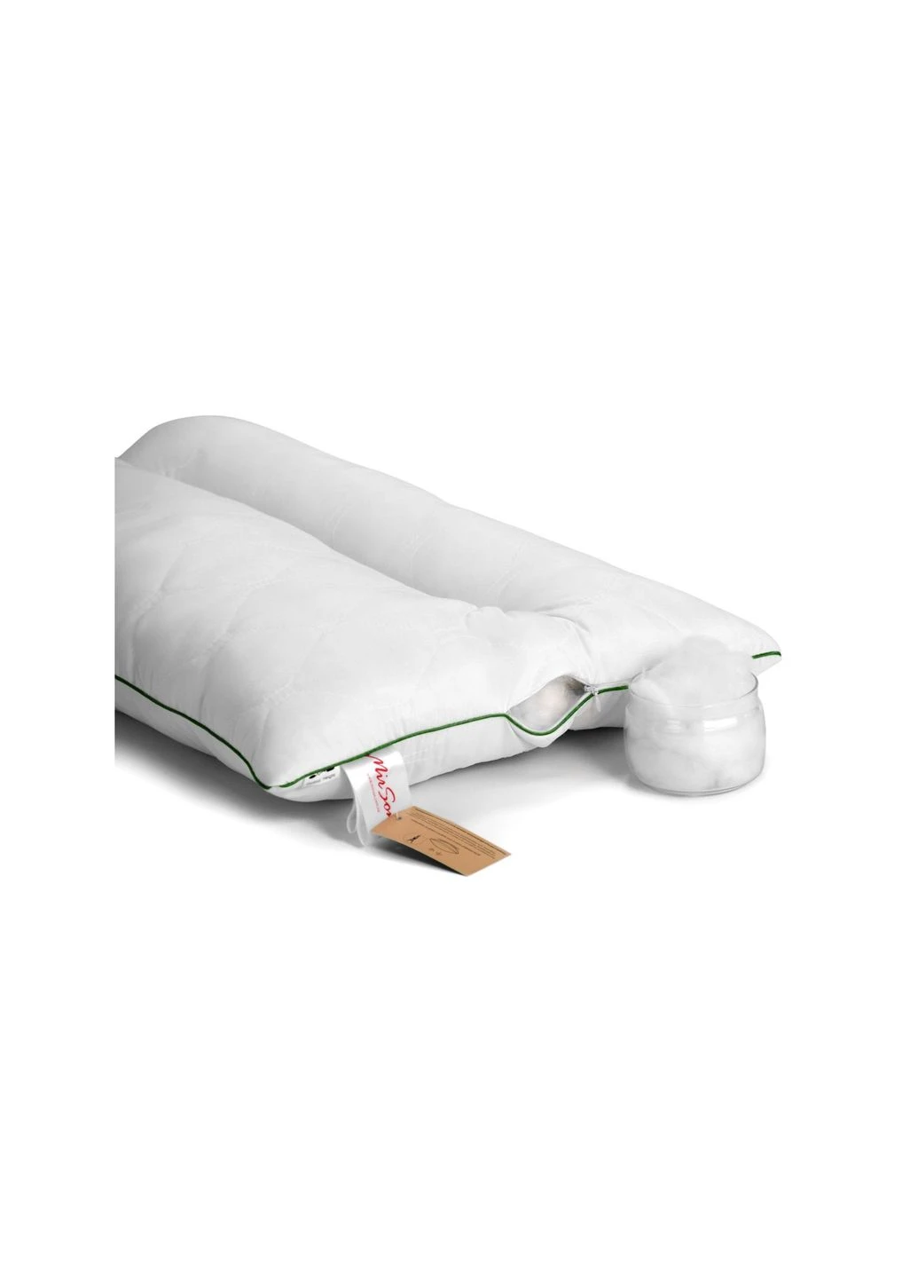 Подушка ортопедическая Deluxe Eco Aloe Vera 180 Средняя 50x70 см (2200000398512) Mirson ортопедическая Deluxe Eco Aloe Vera 180 Средняя 50 (379326730)