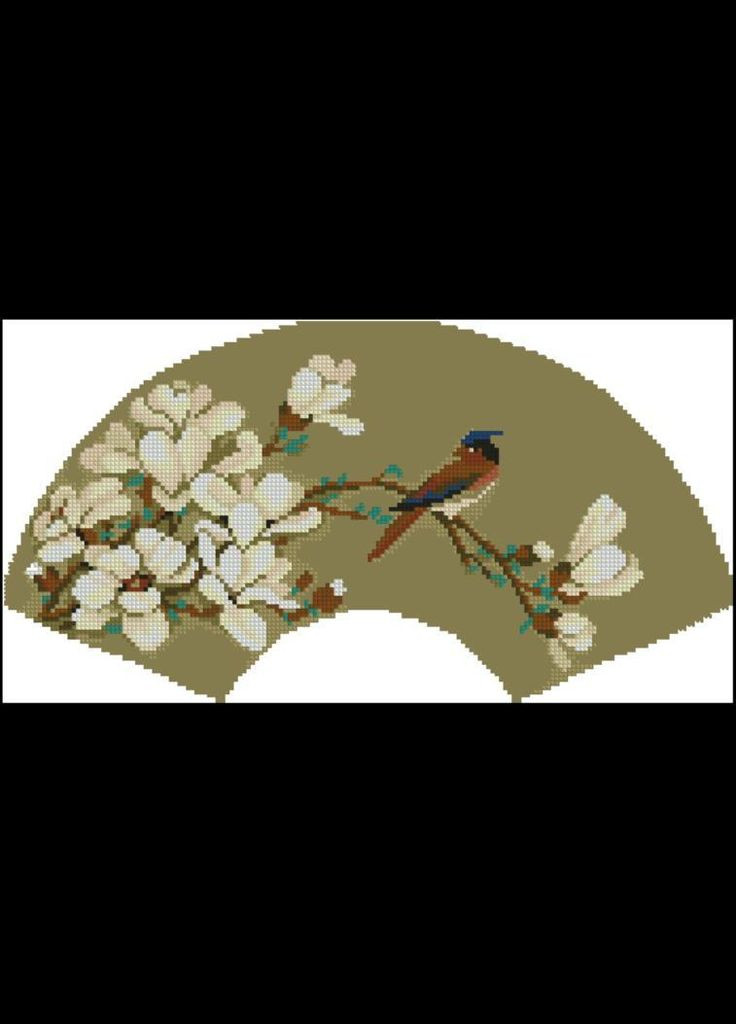 Набір для вишивання хрестиком. Розмір: 28*15 см Гілка сакури Лоскуток (315355300)