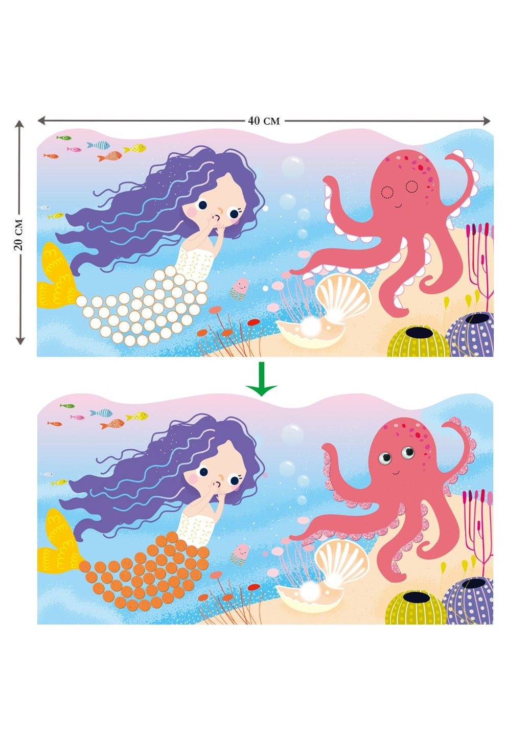 Набір для творчості аплікація-мозаїка "Русалки" CH 211591 Avenir (297003088)