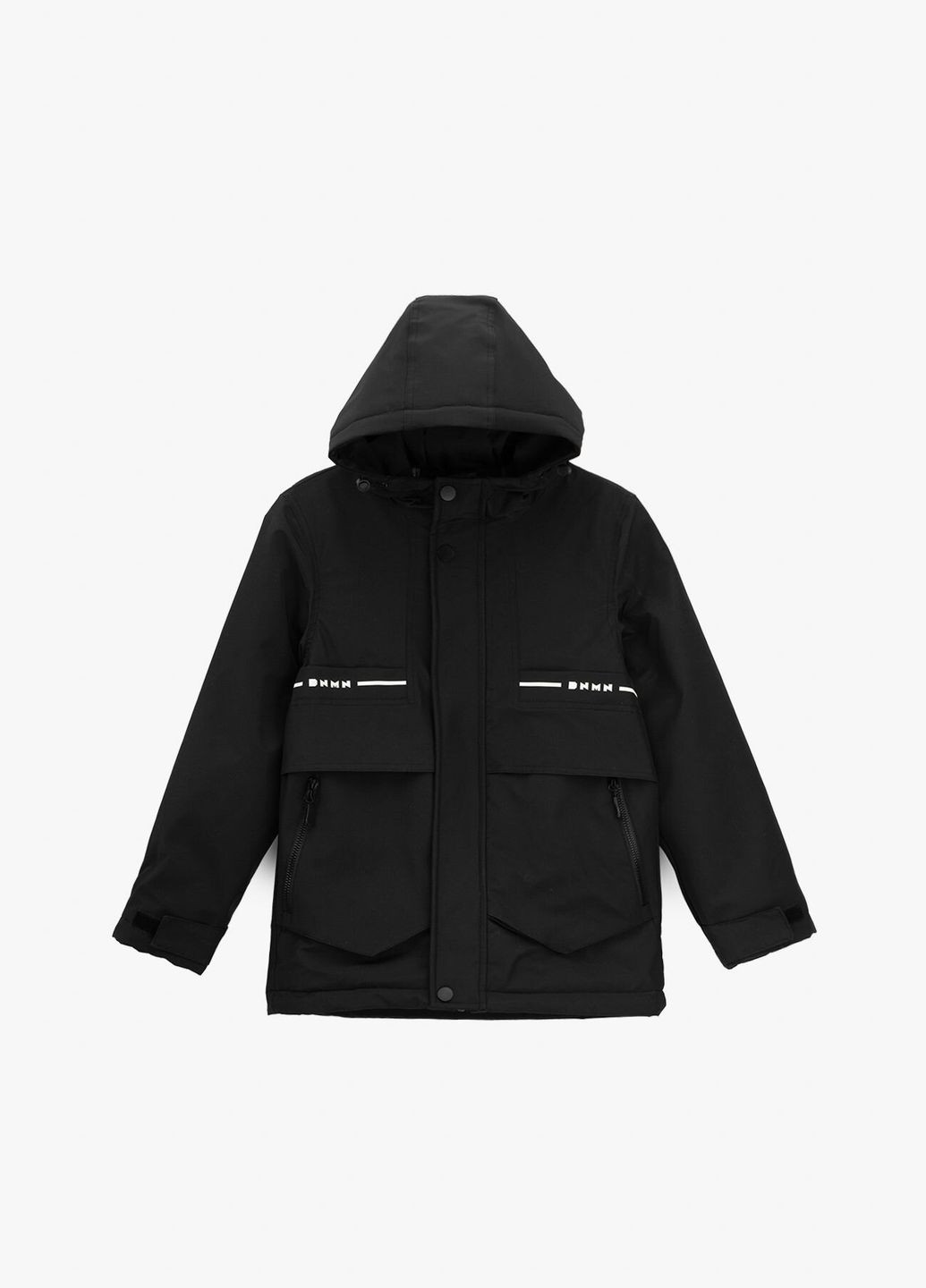 Черная демисезонная куртка для мальчика 24-36 140 см черный shop (2000991015456) Dinomin