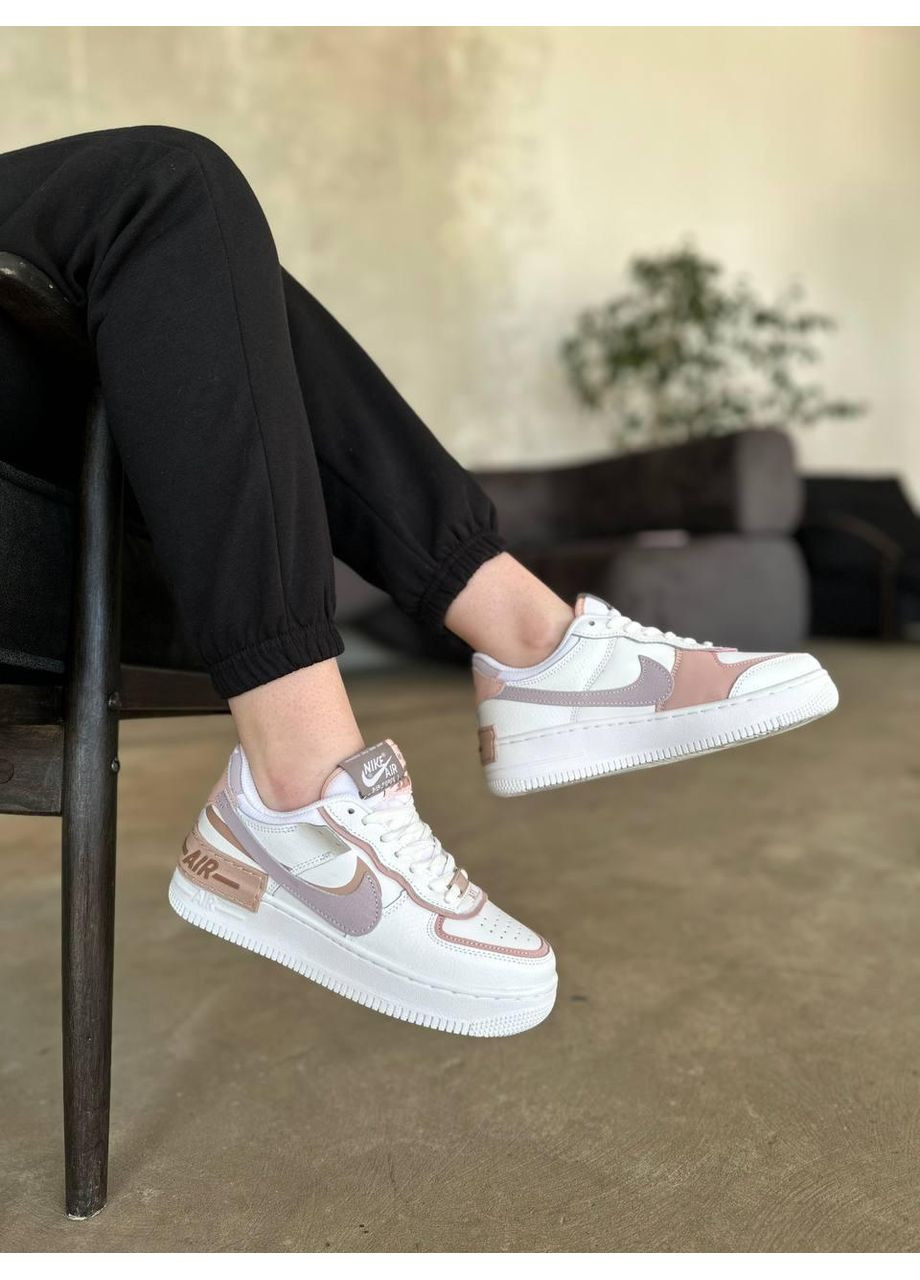 КРОСІВКИ ЖІНОЧІ NIKE AIR FORCE 1 SHADOW AMETHYST НАЙК АІР ФОРС 1 ПРЕМІУМ No Brand червоні демісезони (368888168)