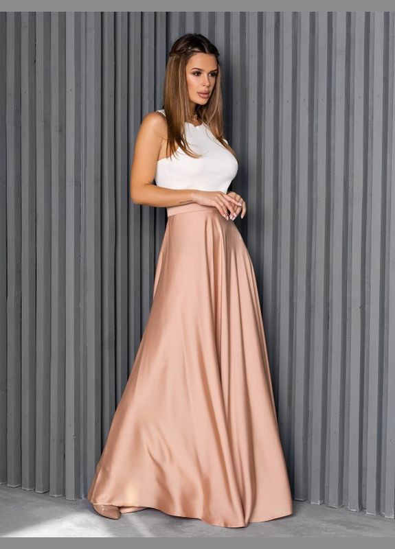 Спідниця 14128 бежева ISSA PLUS (266783277)