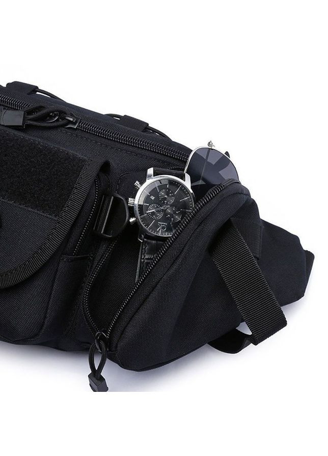 Армейская сумка через плечо, Сумка тактическая наплечная, Черная мужская сумка RN-714 тактическая нагрудная No Brand (354825273)