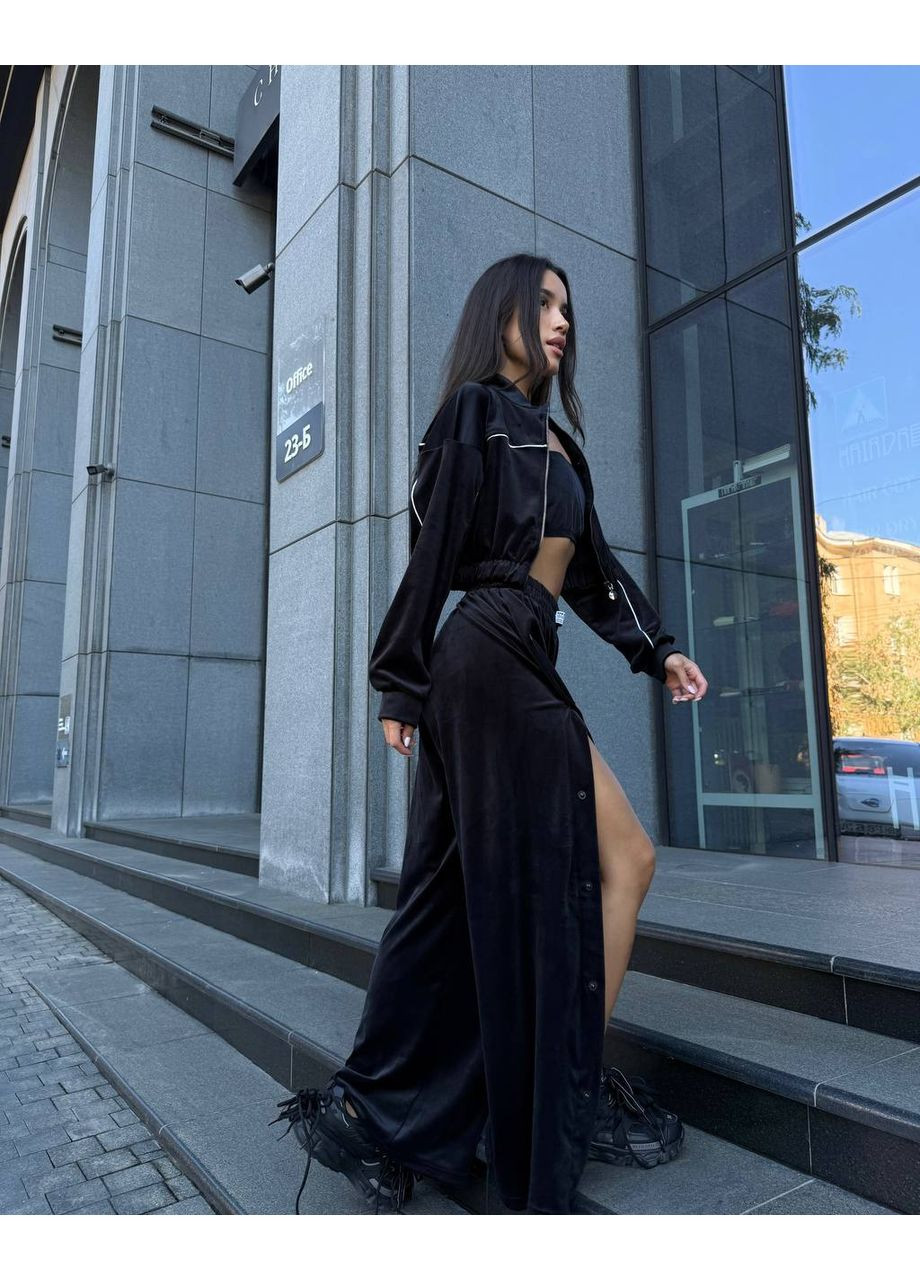 Велюровий костюм трійка оверсайз Osoblyva (358200289)