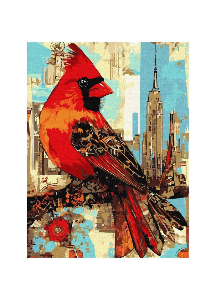 Картина за номерами "Міська пташка" ©art_selena_ua KHO6732, IDEYKA (350939272)