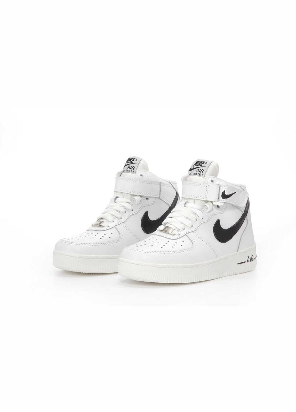Кросівки зимові жіночі і чоловічі Nike Air Force 1 winter high white fur | Найк Аір Форс 1 високі білі з хутром No Brand білі зими (309006113)