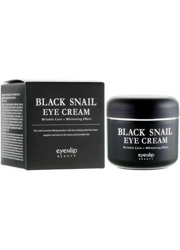 Eyenlip Крем для зони навколо очей Black Snail з муцином чорного равлика 50 мл — Крем, Південна Корея (328448366)
