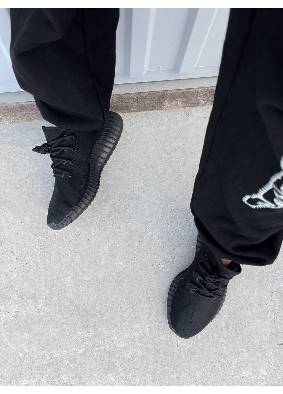 КРОСІВКИ ЖІНОЧІ ADIDAS YEEZY BOOST 350 V2 MONO BLACK АДІДАС ІЗІ БУСТ No Brand чорні демісезони (367175188)