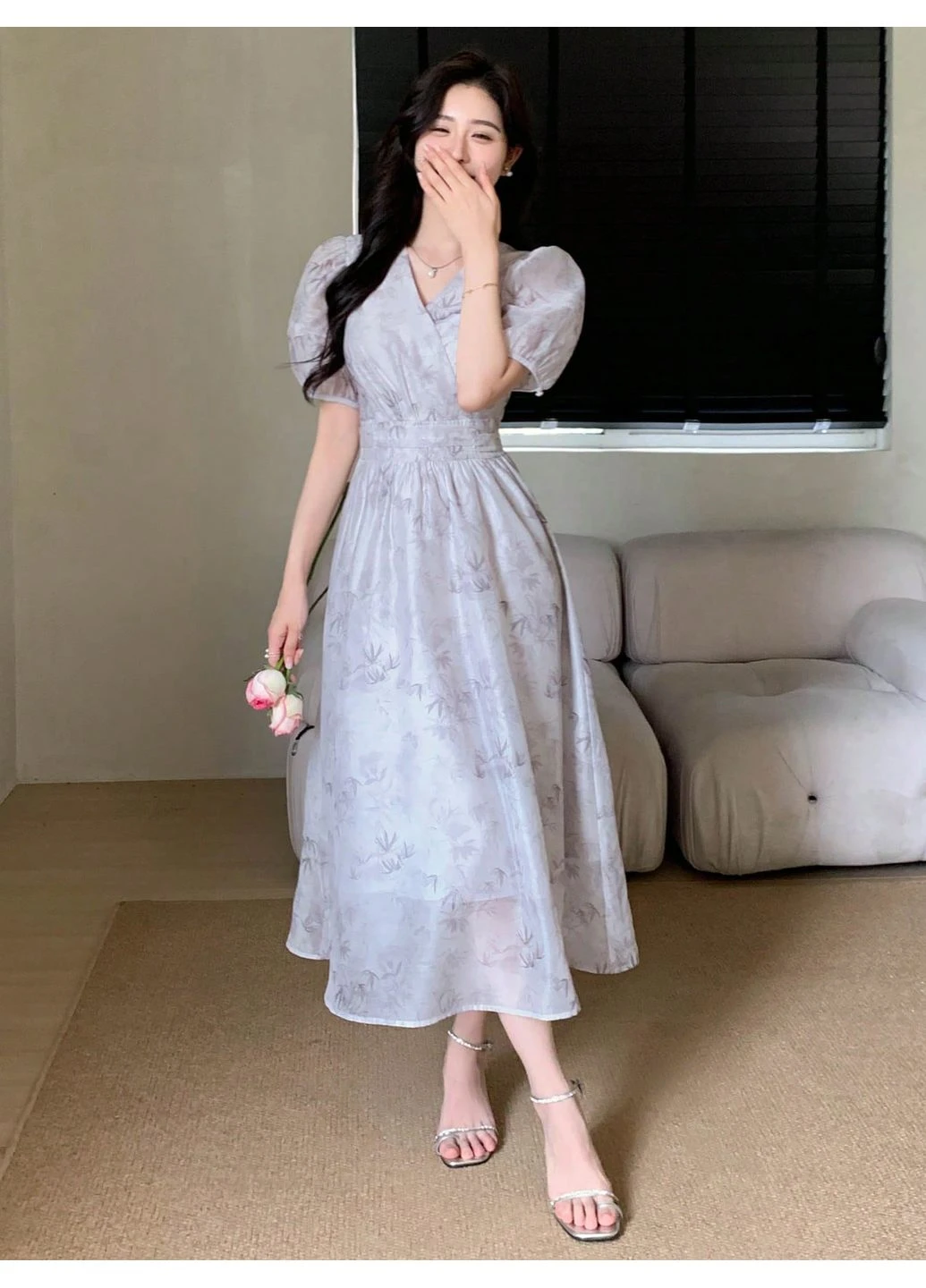 Серое платье SHEIN