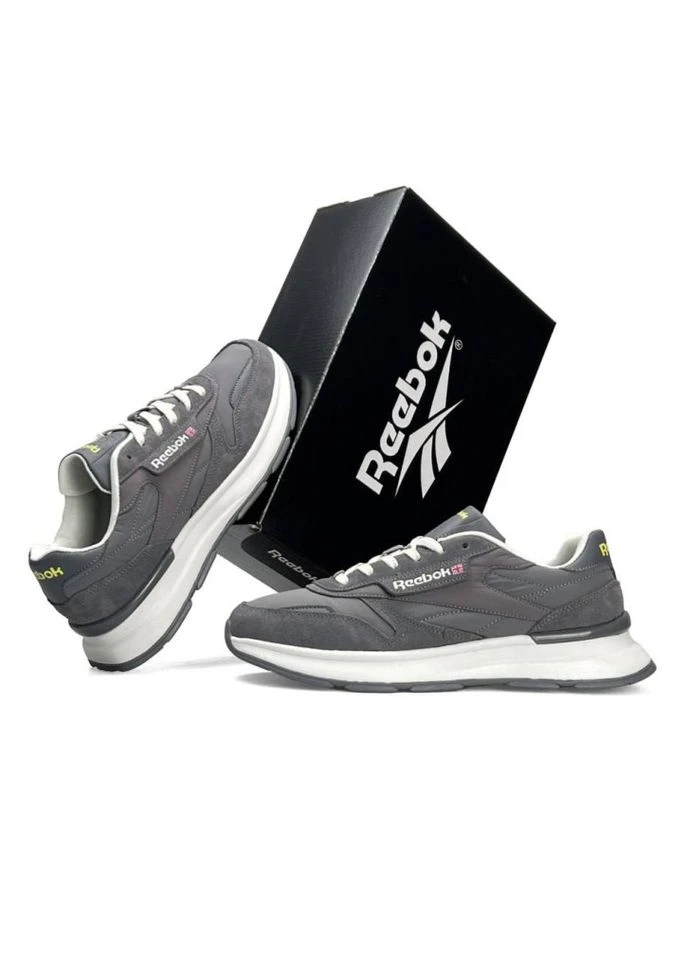 Світло-сірі кросівки grey white yellow (розмір ) No Brand Classic