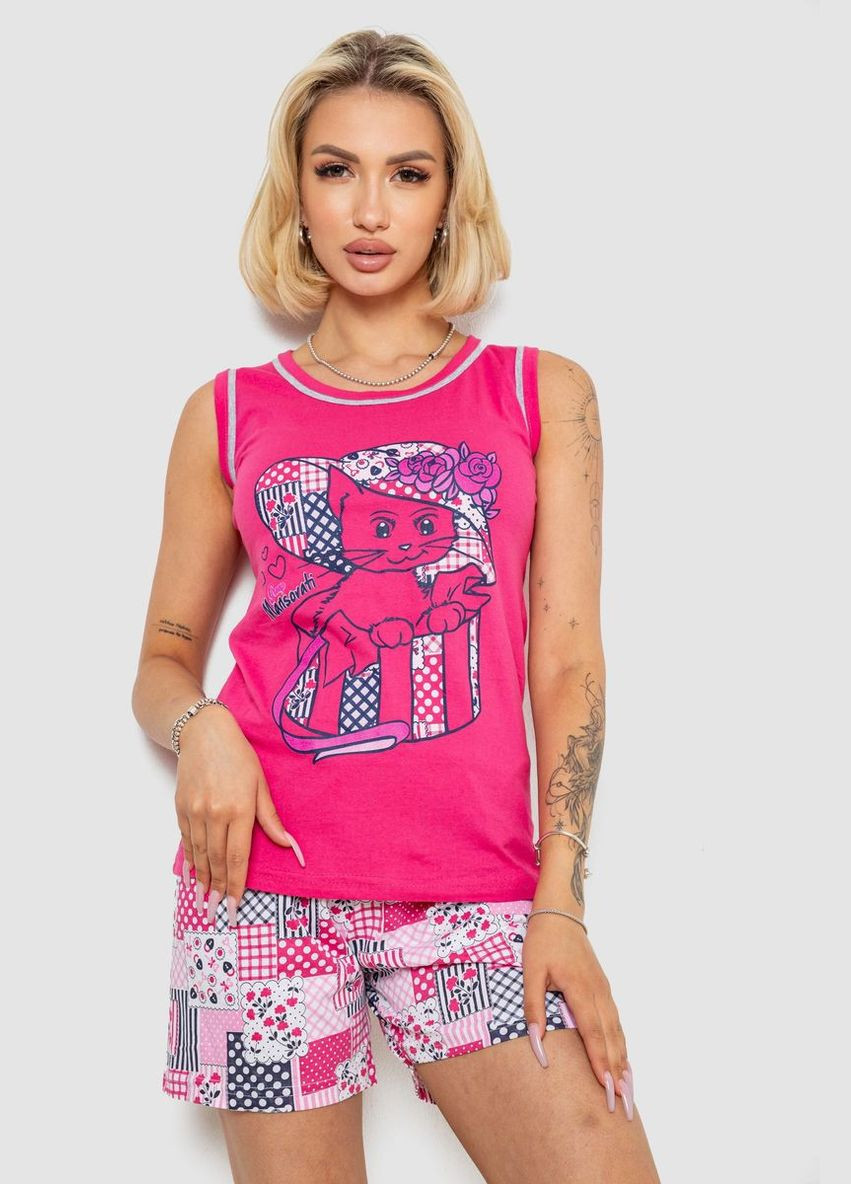 Малинова піжама жіноча Ager 243R03676