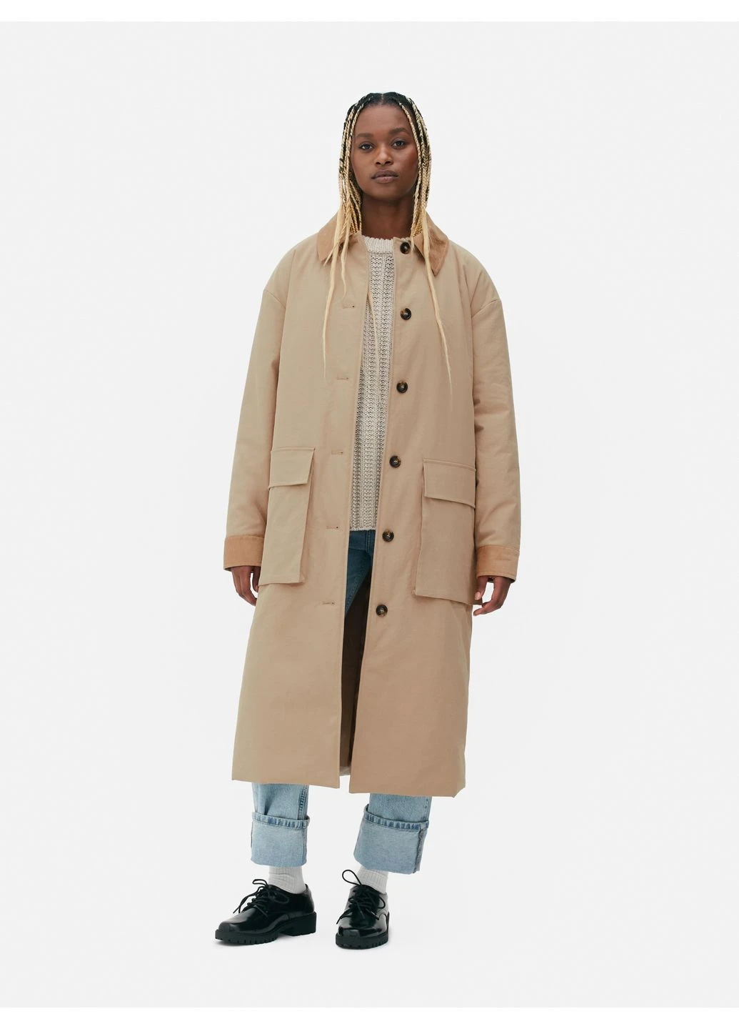 Плащ,бежевий, Primark (361311485)