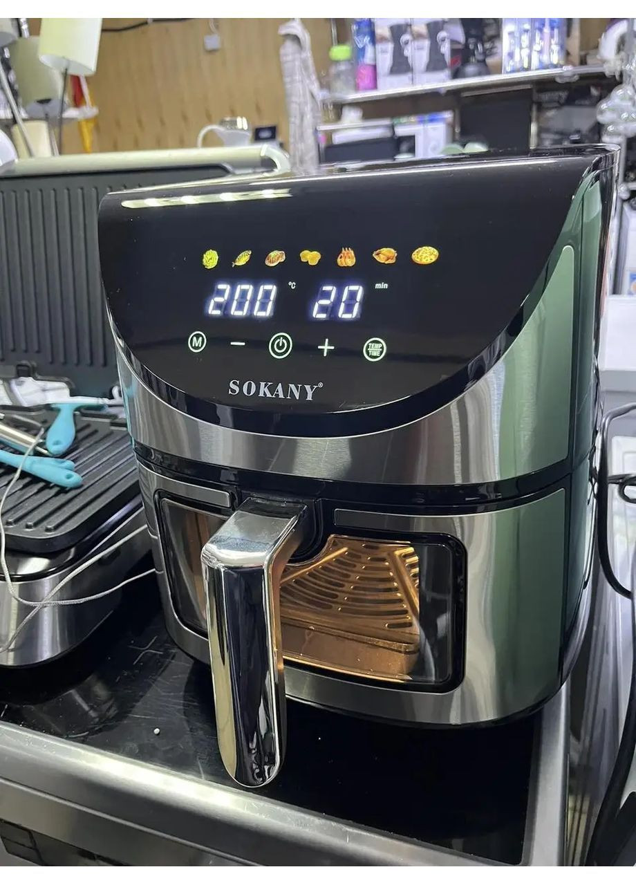 Аерофритюрниця SK- 1700 Вт 7 л 80°C 200°C Sokany 10031 (371774206)