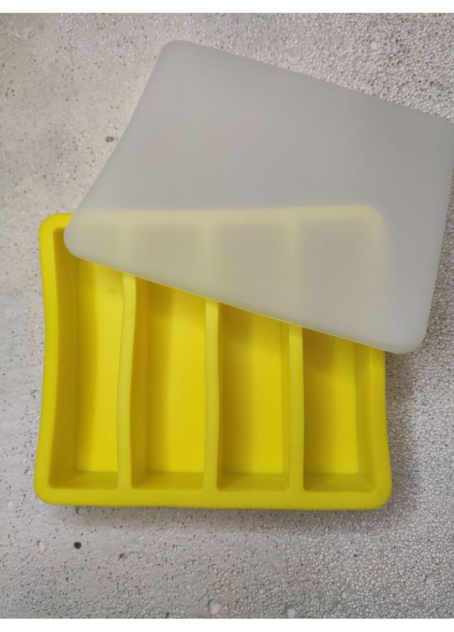 Форма силиконовая "Брус 13*3.5*3.5см" с крышкой No Brand (368703361)