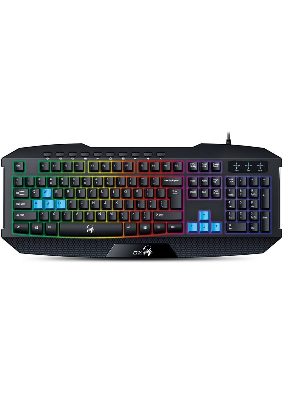 Клавіатура мембранна 31310474105 Scorpion K-215, 114key, USB-A, Genius (362712508)