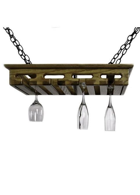 Полка для бокалов из дерева Алпайн мускат (ОБС-004207) No Brand (327424499)