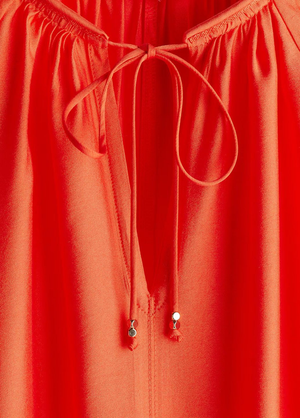 Червона святковий сукня H&M однотонна