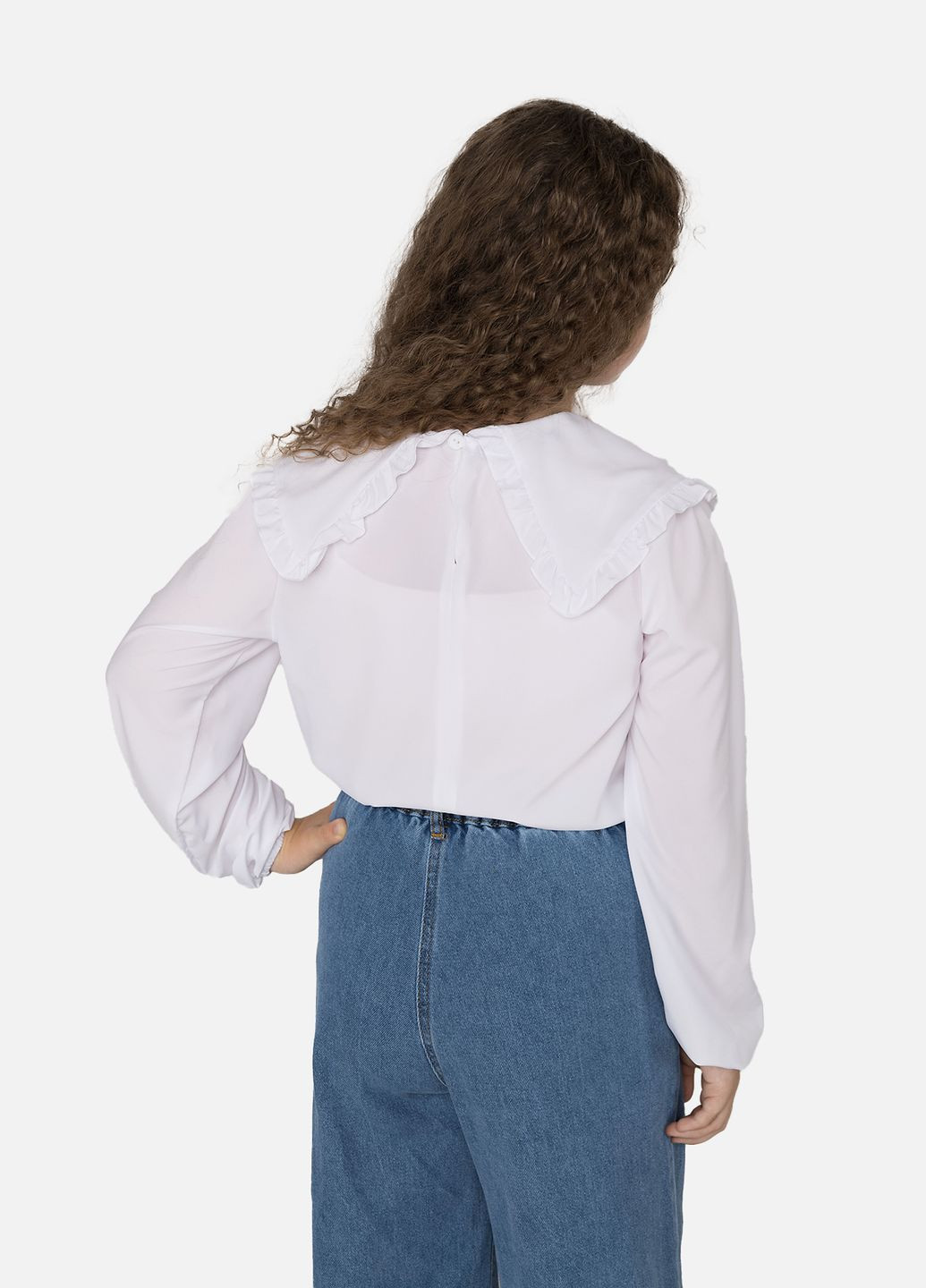 Белая блузка Yuki демисезонная