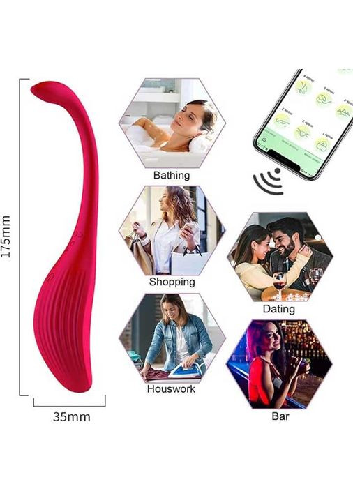 Яркое cмарт виброяйцо Love Spouse – Смарт вибраторы No Brand (370611884)