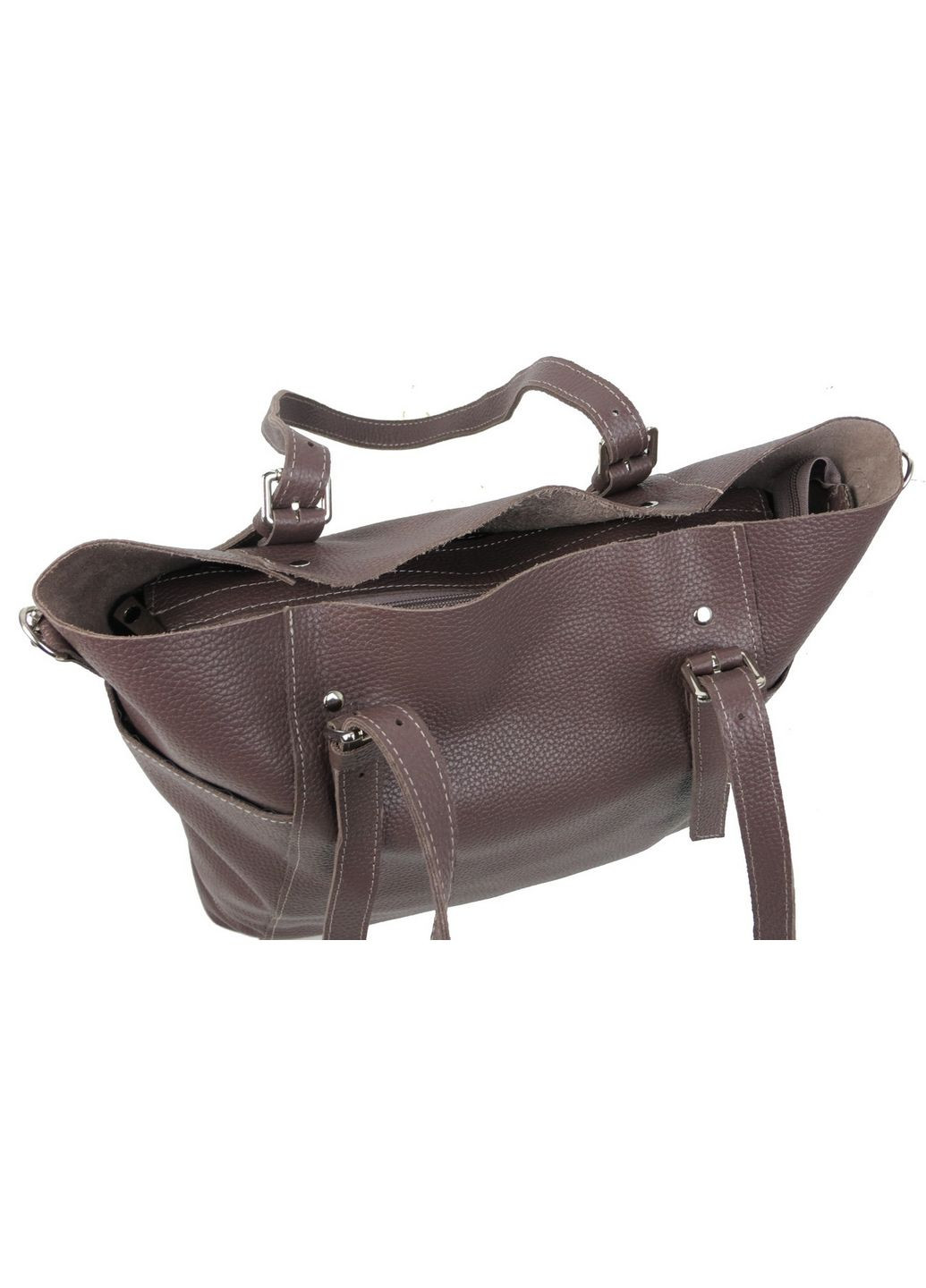 Женская кожаная сумка с двумя ручками 28х33х11 см Borsacomoda (289461249)