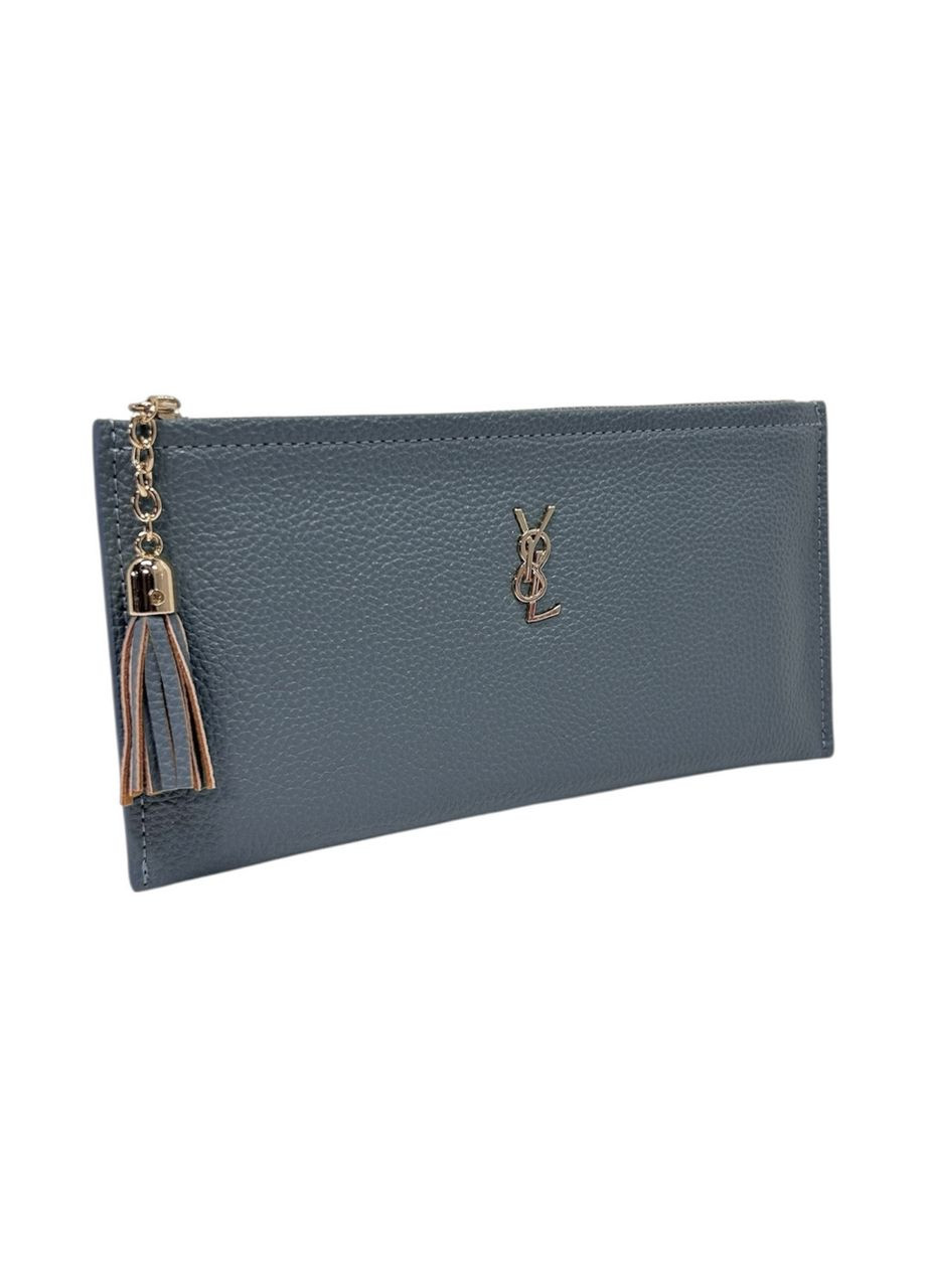 Женский кошелек из эко-кожи YSL Т9054-004 серебряный 21.5 х 11.5 х 1 Tailian (367263568)